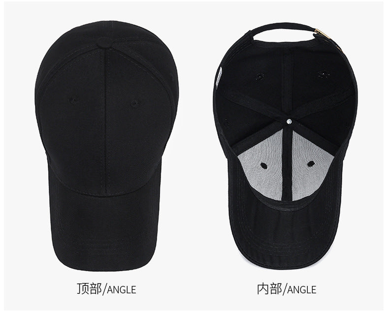 Unisex Plain Cotton Minimalist Dad Hat