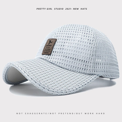 Men's Breathable Mesh Baseball Cap — Quick-Dry Sports Hat