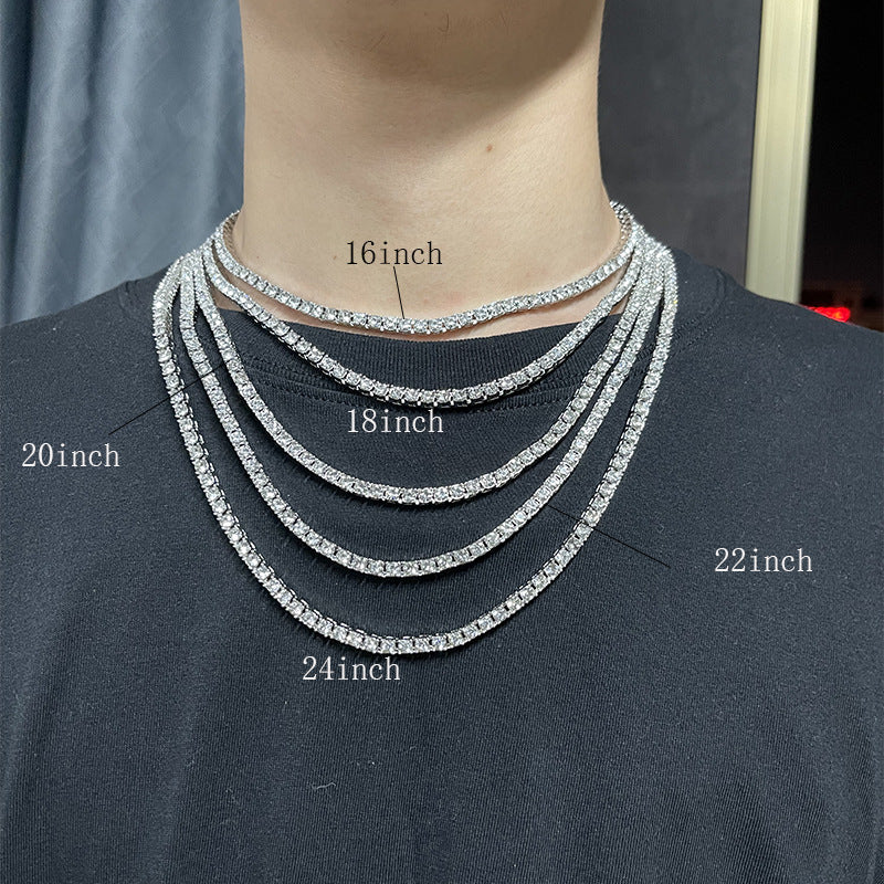 12mm Iced-Out Cuban-Link Chain & Bracelet Collection