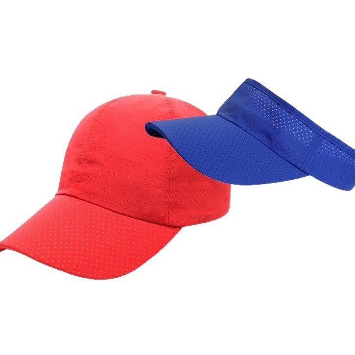 Unisex Quick-Dry Performance Mesh Baseball Cap & Sun Visor