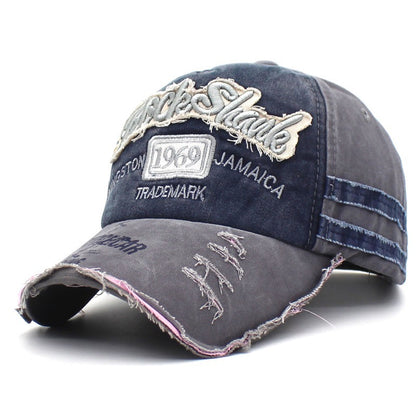 Distressed Vintage Embroidered Dad Hat