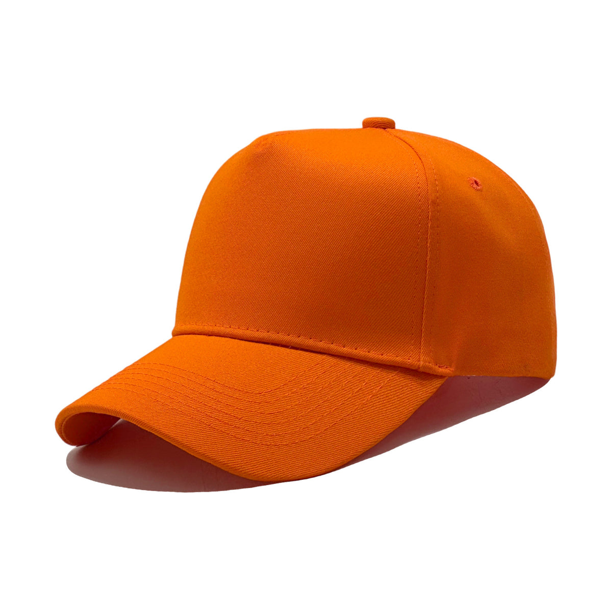 Classic Cotton 5-Panel Structured Baseball Cap