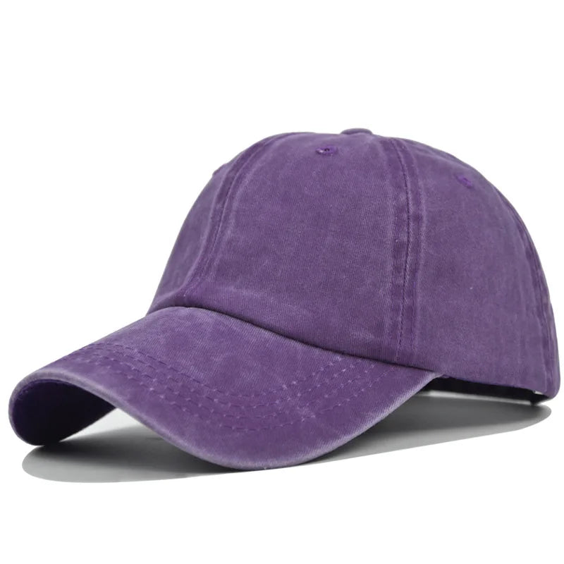 Vintage Washed Distressed-Cotton Dad Hat