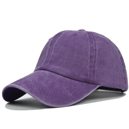 Vintage Washed Distressed-Cotton Dad Hat
