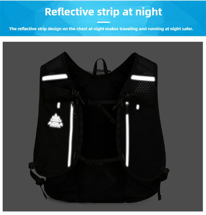 Outdoor Hiking Backpack Ultralight Women Men Running Race Hydration Vest Marathon Running Bicycle Bag for Travel Cycling Camping