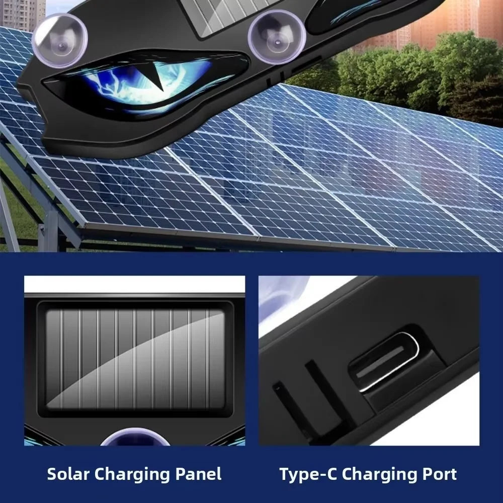 KEVANLY Solar Demon Eye Decorative Car Light