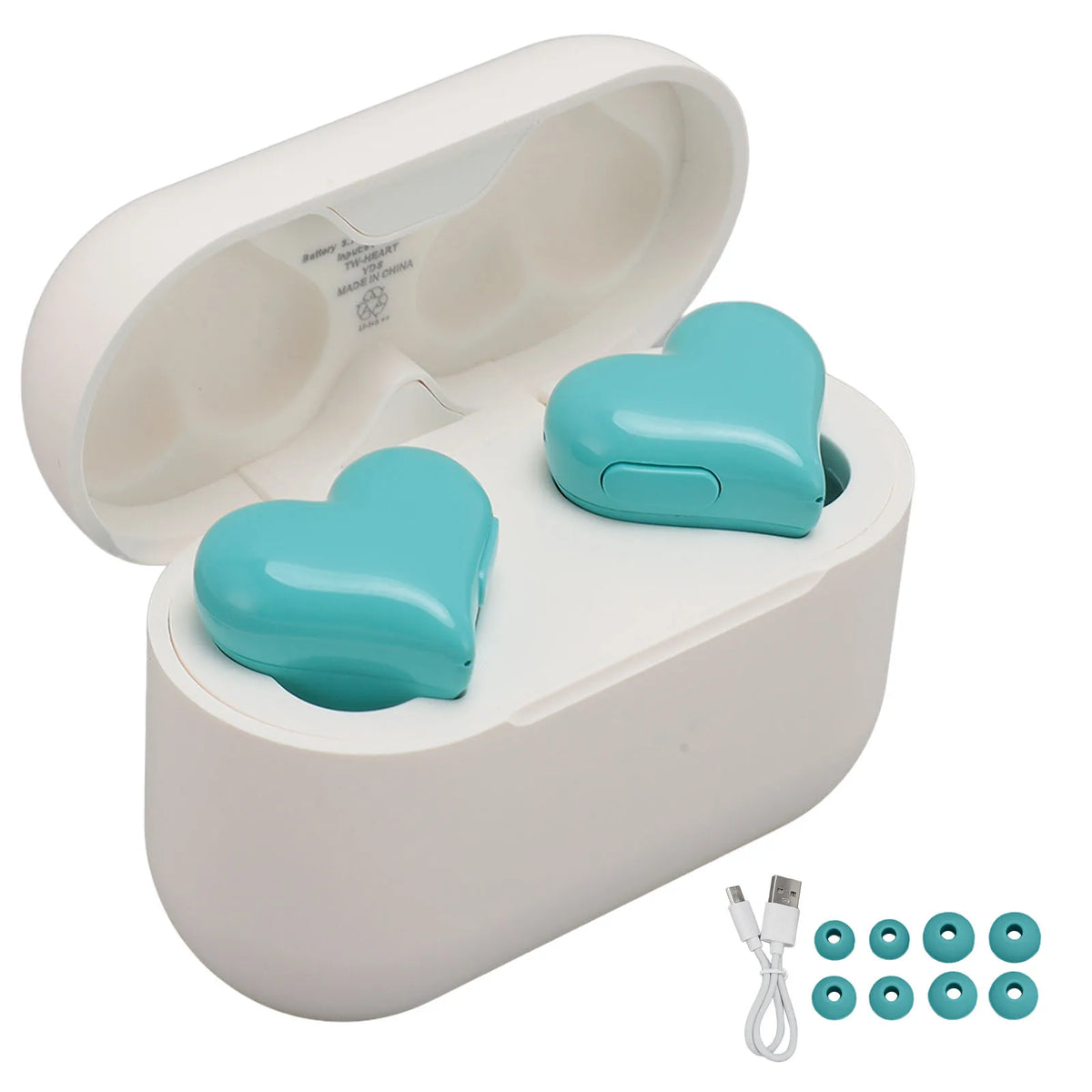 Heart Wireless Earbuds