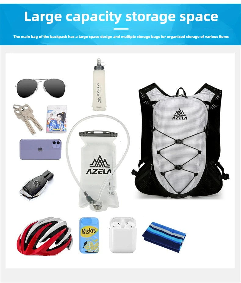 Outdoor Hiking Backpack Ultralight Women Men Running Race Hydration Vest Marathon Running Bicycle Bag for Travel Cycling Camping
