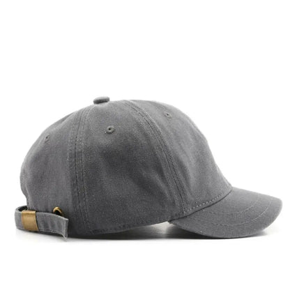 Vintage Washed-Cotton Short-Brim Dad Hat