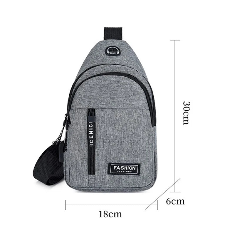 Men's Multifunctional Sling Bag — Crossbody Travel Pack