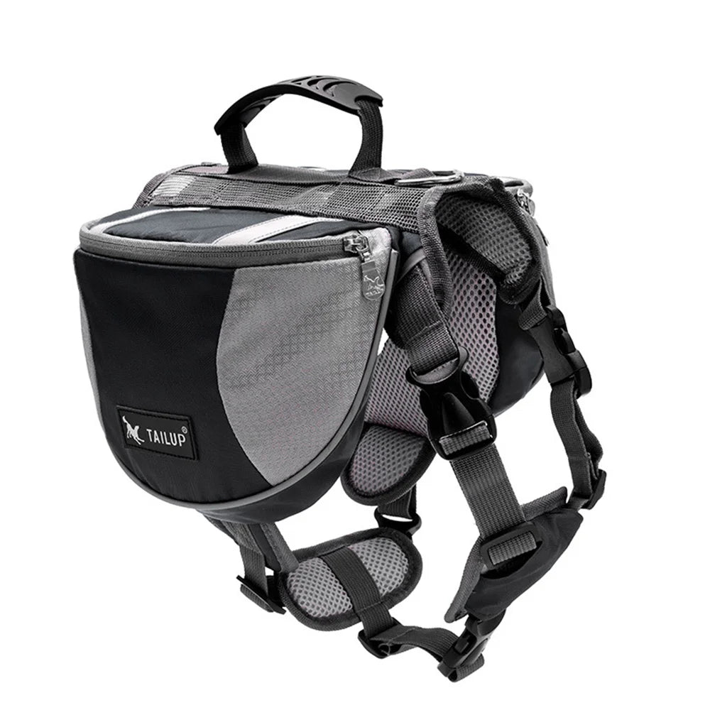 Outdoor Travel Big Dog Self Knapsack Bags Reflective Pet Snack Bag Harness for Medium Large Dogs Husky Bulldog mascotas Supplies