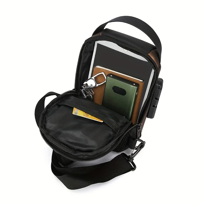Men's Compact Anti-Theft Sling Bag