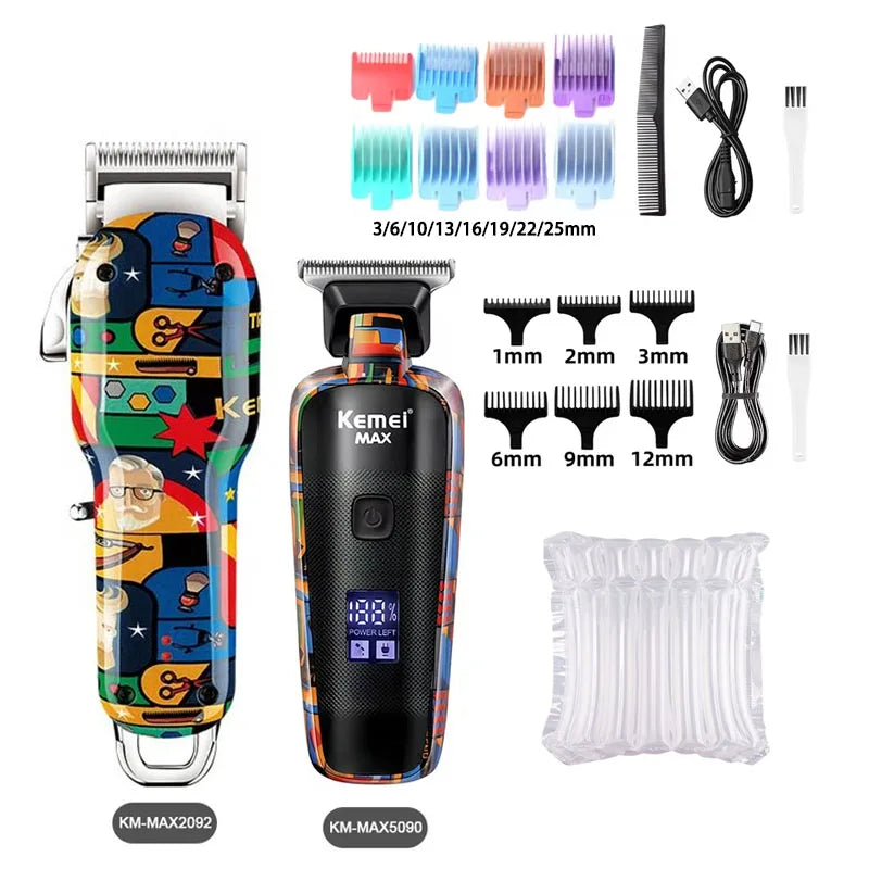 Kemei Graffiti Grooming Collection — Clippers, Trimmers & Shavers