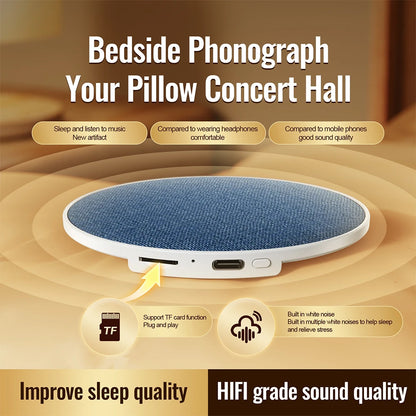 Bluetooth Speaker Wireless Bluetooth5.4 HiFi Pillow Sound Disc Sleep Decompression Support TF Card Reading Type-C Cable Charging