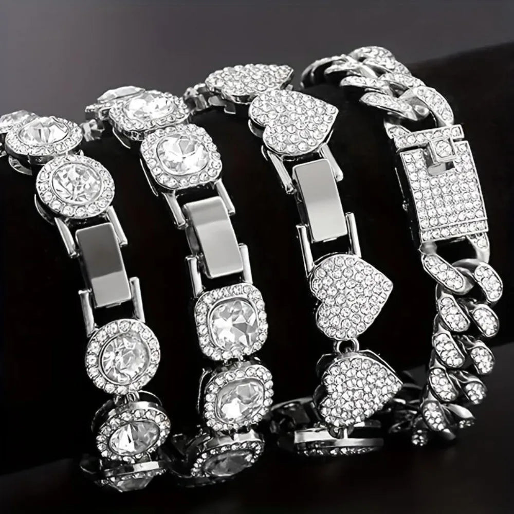 Heart & Shine Four-Piece Bracelet Set