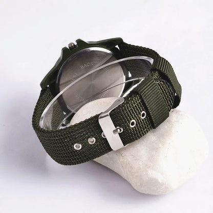 New Men Watches 2025 Fashion Quartz Wristwatch for Men Casual Nylon Band Military Sport Male Clock Watch Gift Reloj Hombre