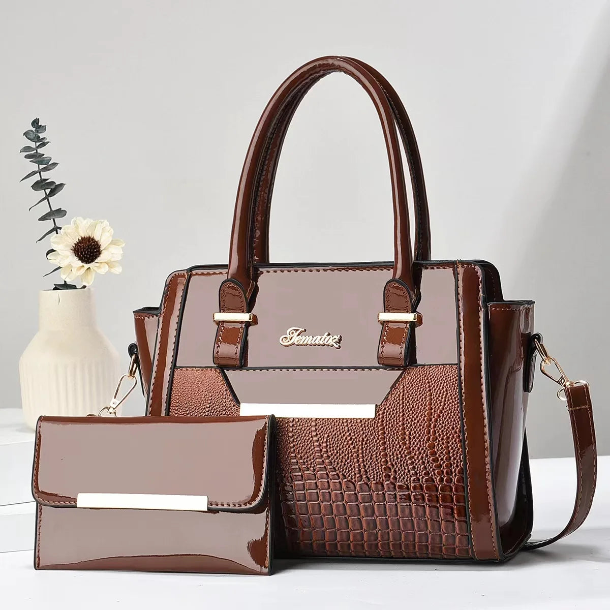 Luxury Brand Designer Women'S Handbag Fashion Casual Shoulder Bag Large Capacity Casual Shoulder Bag Commuting Tote Bag Women