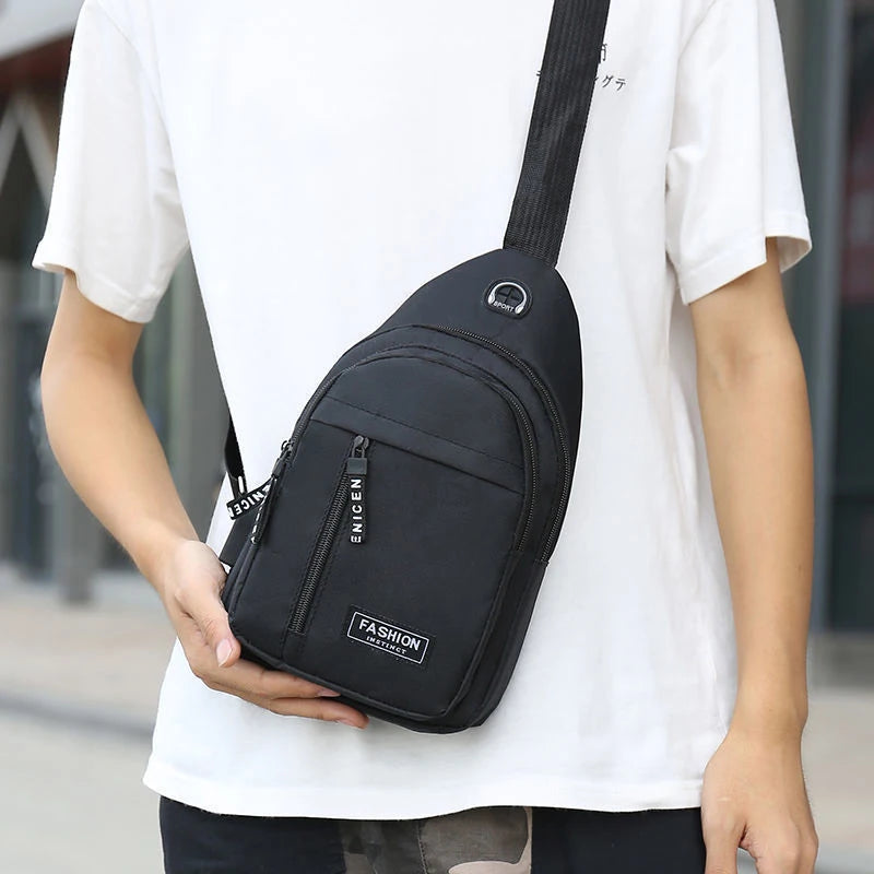 Men's Multifunctional Sling Bag — Crossbody Travel Pack