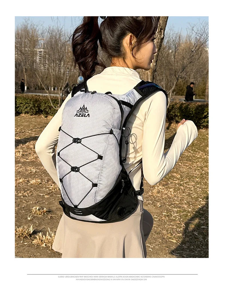 Outdoor Hiking Backpack Ultralight Women Men Running Race Hydration Vest Marathon Running Bicycle Bag for Travel Cycling Camping