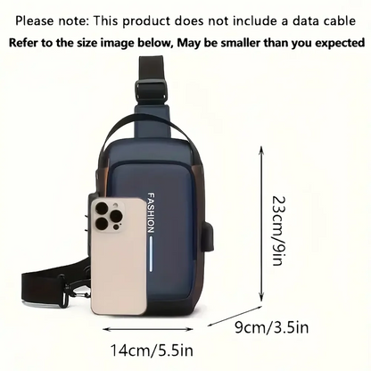 Men's Compact Anti-Theft Sling Bag