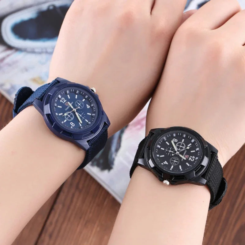 New Men Watches 2025 Fashion Quartz Wristwatch for Men Casual Nylon Band Military Sport Male Clock Watch Gift Reloj Hombre