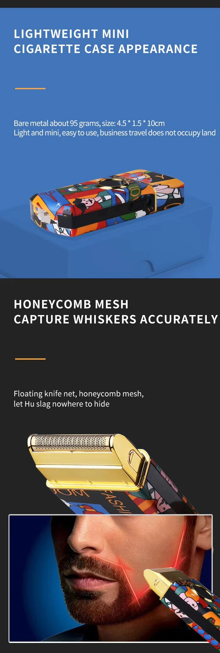 Kemei Graffiti Grooming Collection — Clippers, Trimmers & Shavers