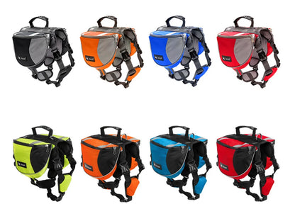 Outdoor Travel Big Dog Self Knapsack Bags Reflective Pet Snack Bag Harness for Medium Large Dogs Husky Bulldog mascotas Supplies