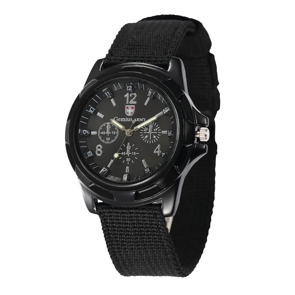 New Men Watches 2025 Fashion Quartz Wristwatch for Men Casual Nylon Band Military Sport Male Clock Watch Gift Reloj Hombre