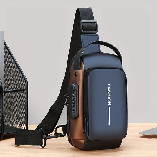 Men's Compact Anti-Theft Sling Bag