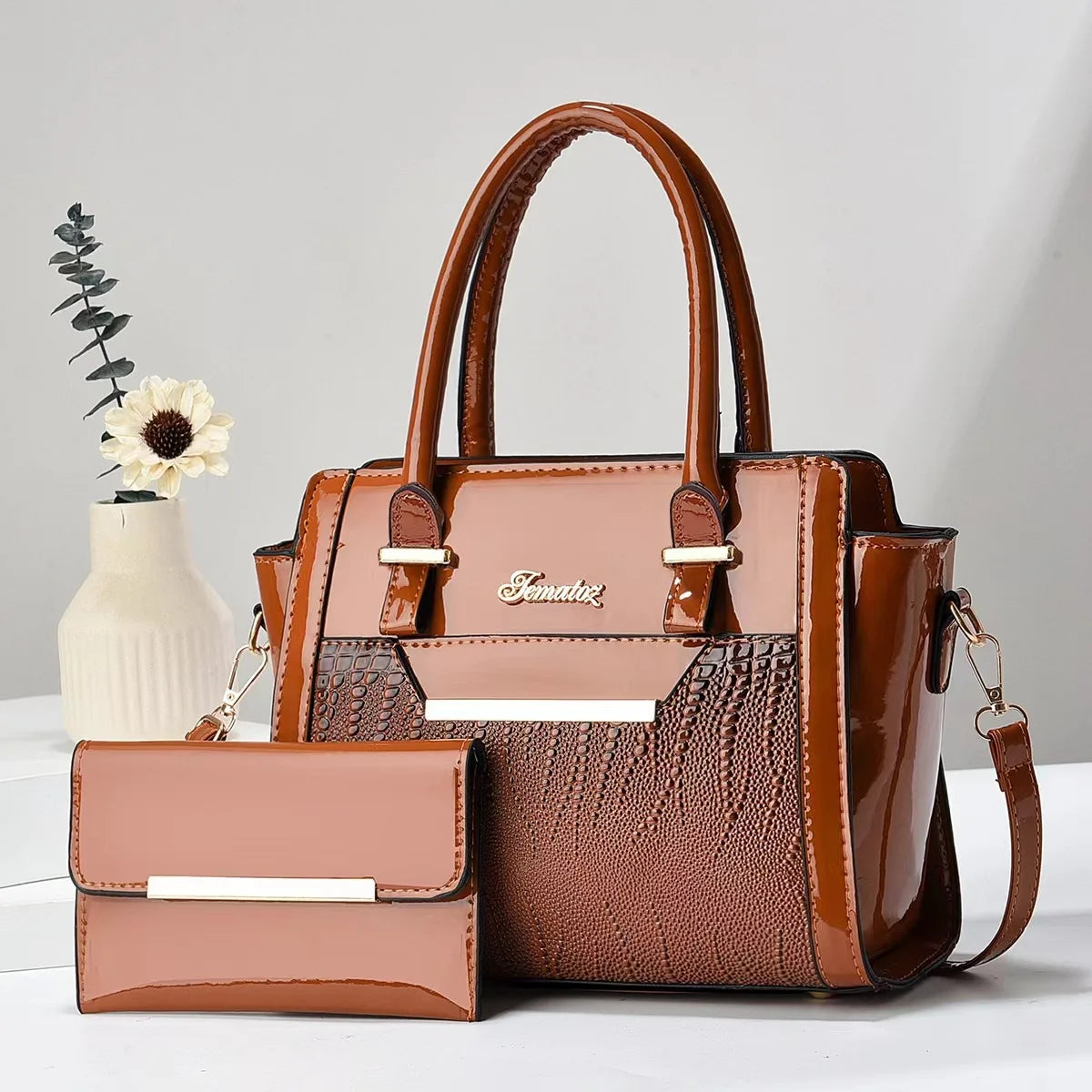 Luxury Brand Designer Women'S Handbag Fashion Casual Shoulder Bag Large Capacity Casual Shoulder Bag Commuting Tote Bag Women