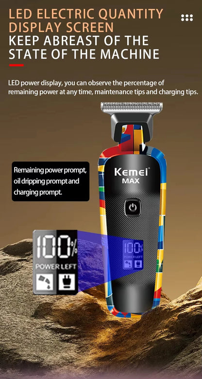 Kemei Graffiti Grooming Collection — Clippers, Trimmers & Shavers
