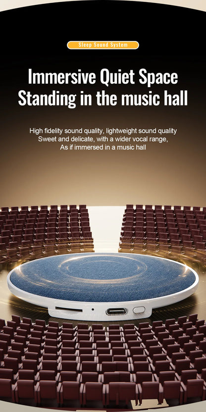 Bluetooth Speaker Wireless Bluetooth5.4 HiFi Pillow Sound Disc Sleep Decompression Support TF Card Reading Type-C Cable Charging