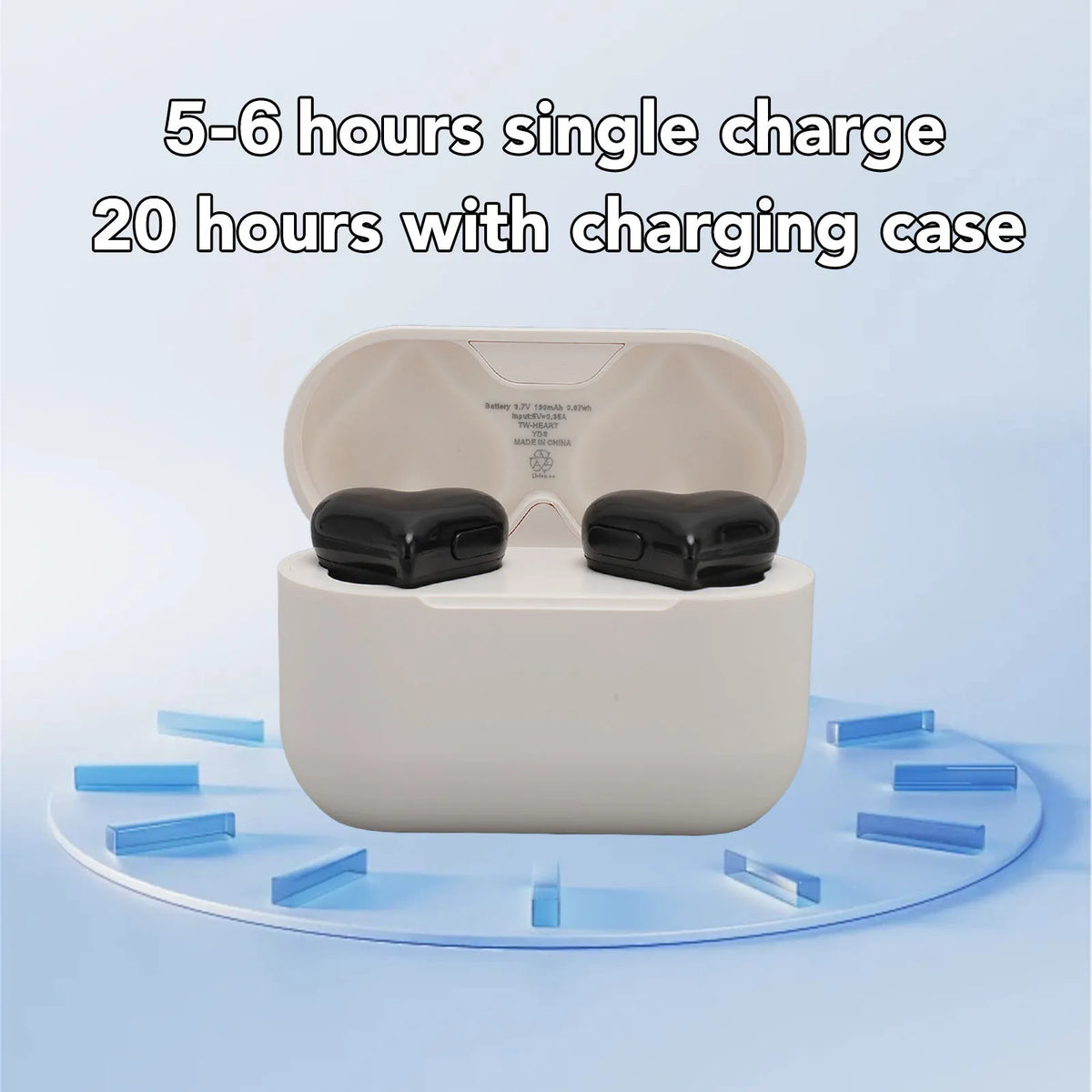 Heart Wireless Earbuds