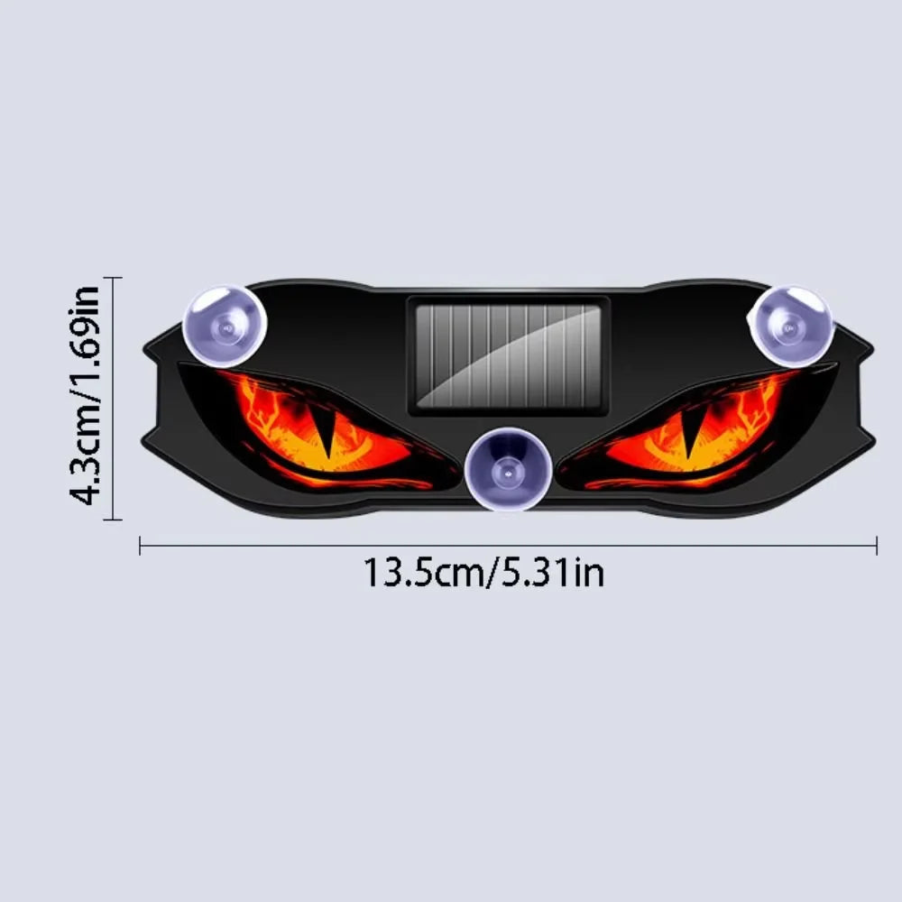 KEVANLY Solar Demon Eye Decorative Car Light