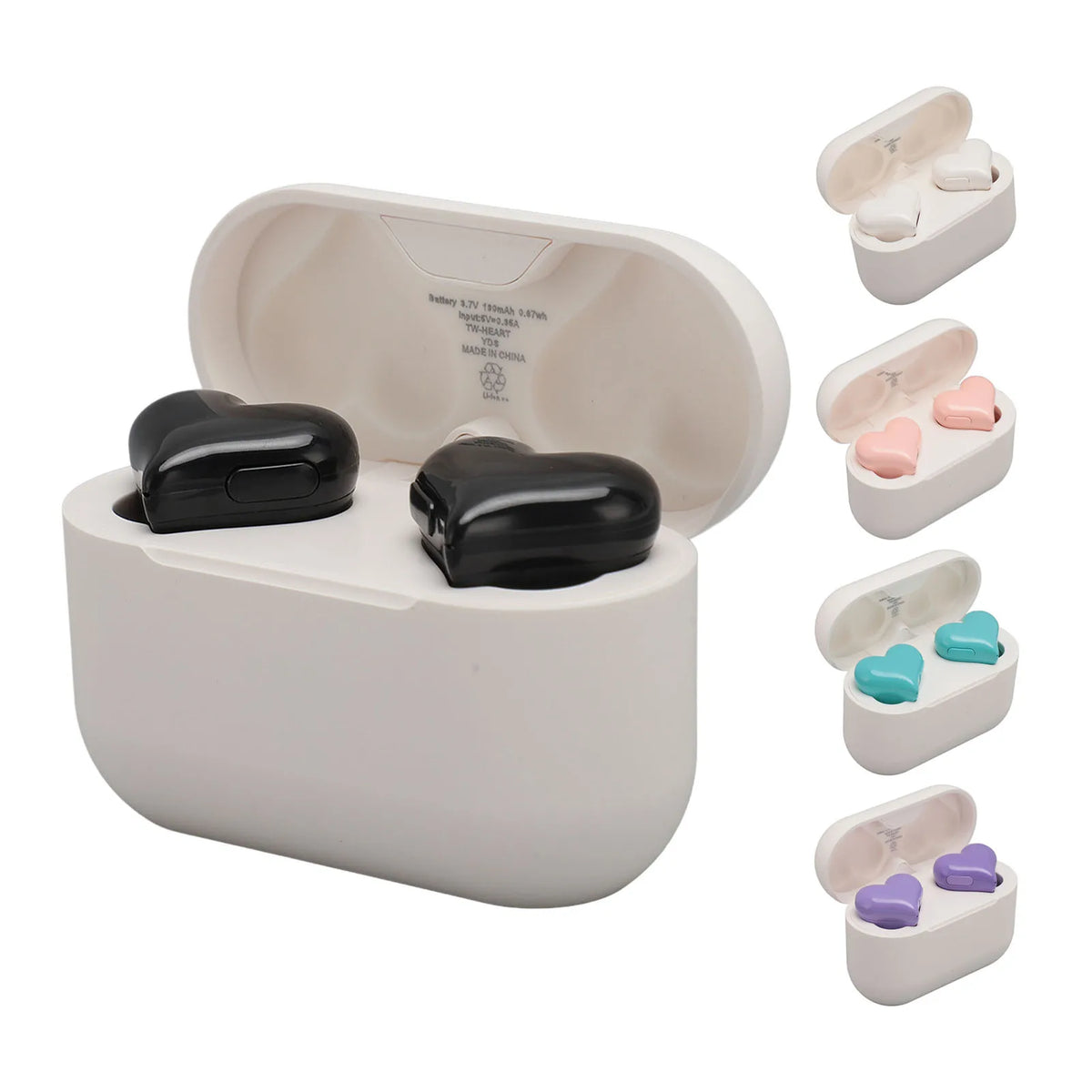 Heart Wireless Earbuds