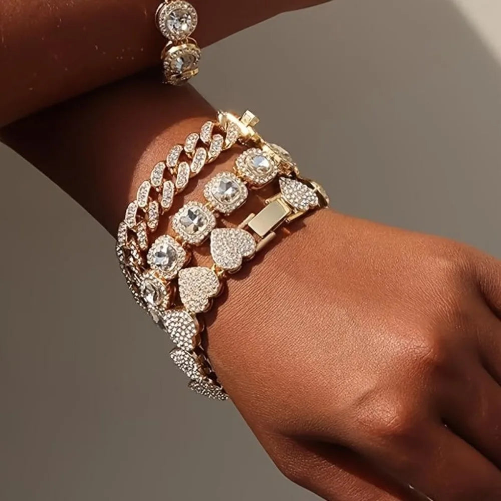 Heart & Shine Four-Piece Bracelet Set