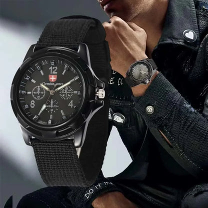 New Men Watches 2025 Fashion Quartz Wristwatch for Men Casual Nylon Band Military Sport Male Clock Watch Gift Reloj Hombre