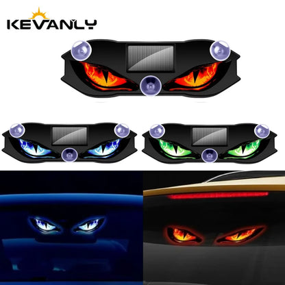 KEVANLY Solar Demon Eye Decorative Car Light