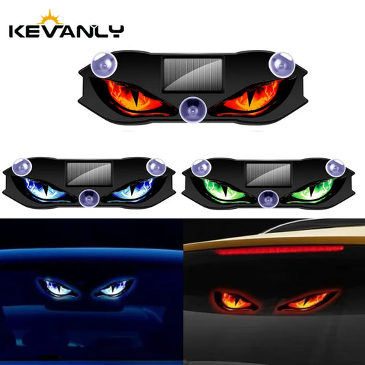 KEVANLY Solar Demon Eye Decorative Car Light