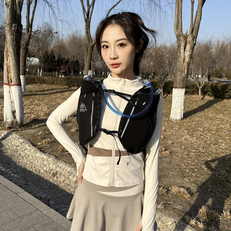 Outdoor Hiking Backpack Ultralight Women Men Running Race Hydration Vest Marathon Running Bicycle Bag for Travel Cycling Camping