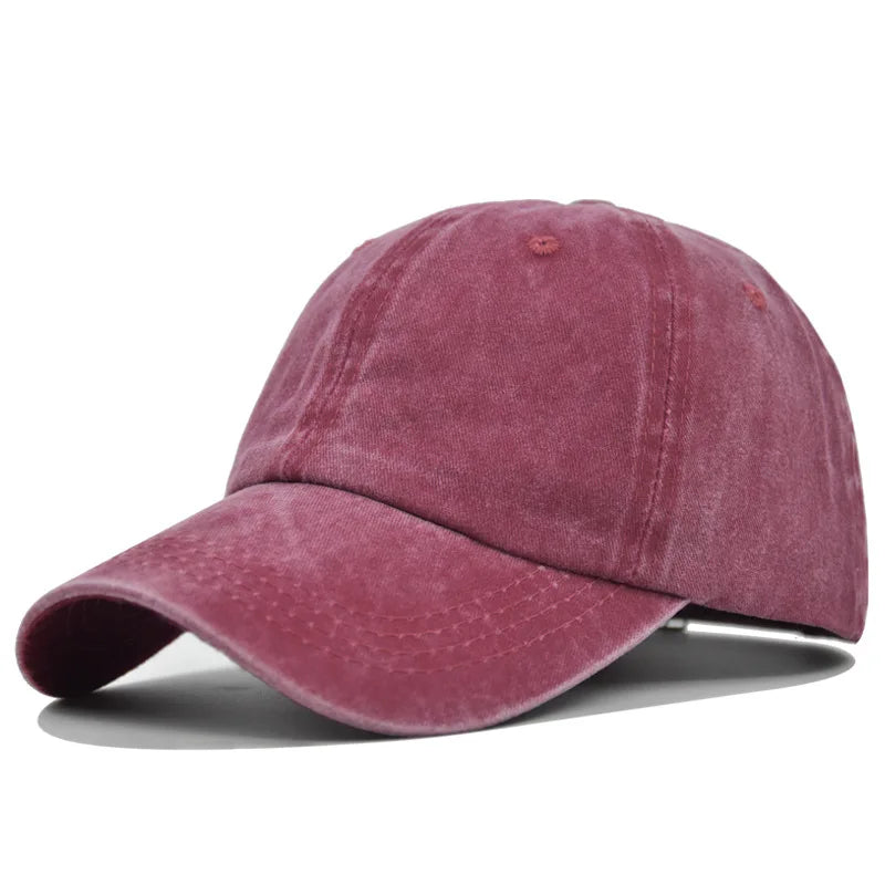Vintage Washed Distressed-Cotton Dad Hat