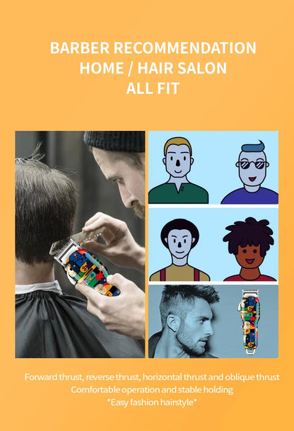 Kemei Graffiti Grooming Collection — Clippers, Trimmers & Shavers