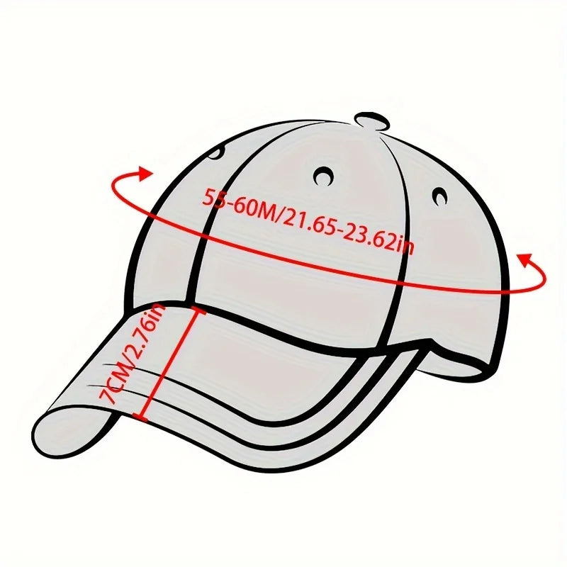 DAD & MOM Embroidered Washed-Cotton Cap Set — 2 Pieces