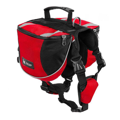 Outdoor Travel Big Dog Self Knapsack Bags Reflective Pet Snack Bag Harness for Medium Large Dogs Husky Bulldog mascotas Supplies
