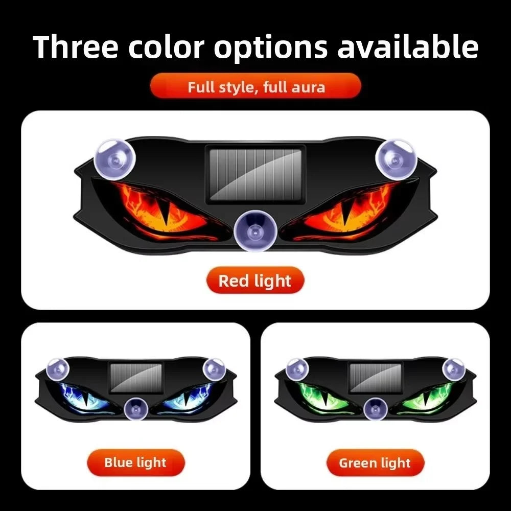 KEVANLY Solar Demon Eye Decorative Car Light