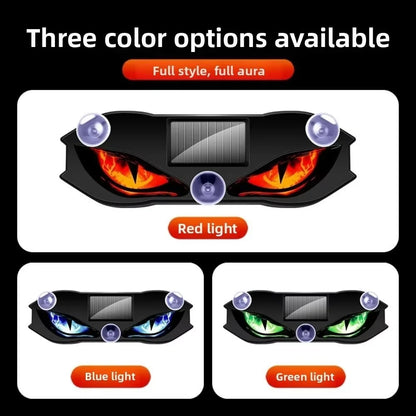 KEVANLY Solar Demon Eye Decorative Car Light