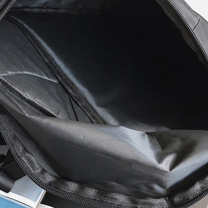 Large Black Sling Bag Waterproof Sling Backpack Oxford Fabric Outdoor Sports Chest Bag for Men Women Large Black Sling Backpack