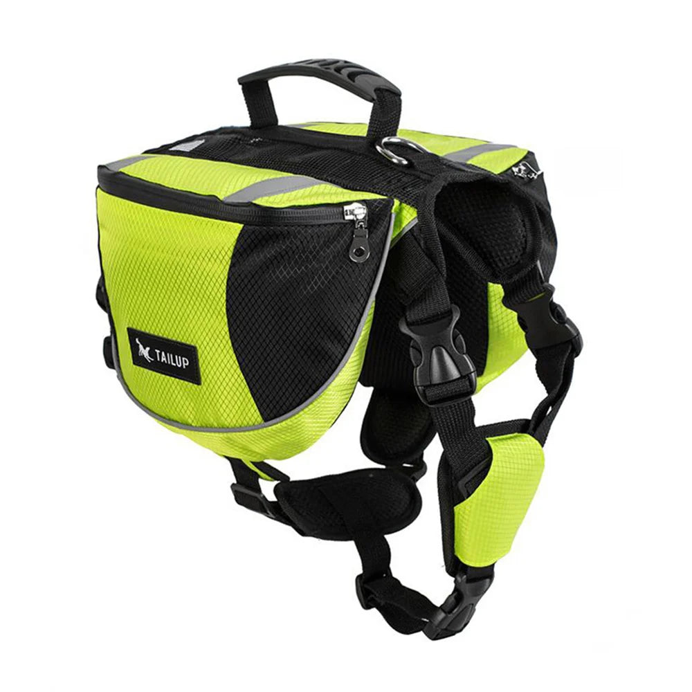 Outdoor Travel Big Dog Self Knapsack Bags Reflective Pet Snack Bag Harness for Medium Large Dogs Husky Bulldog mascotas Supplies