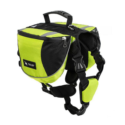 Outdoor Travel Big Dog Self Knapsack Bags Reflective Pet Snack Bag Harness for Medium Large Dogs Husky Bulldog mascotas Supplies