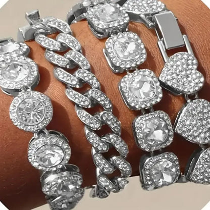 Heart & Shine Four-Piece Bracelet Set
